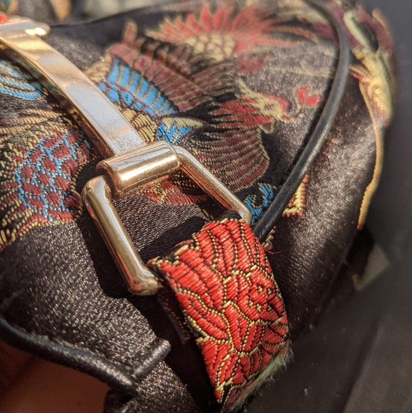 Gold Detail Patterned Embroidered Loafer Slipper Size 6 - Picture 6 of 9